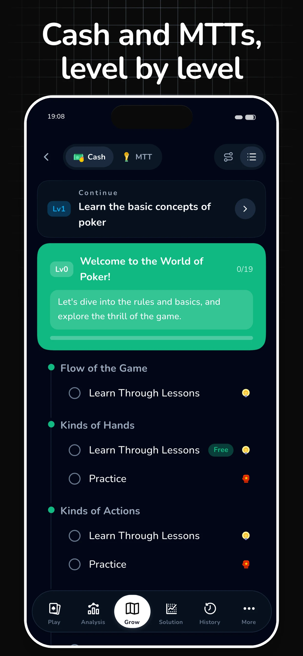 POKER Q'z: GTO Poker Trainer screenshot